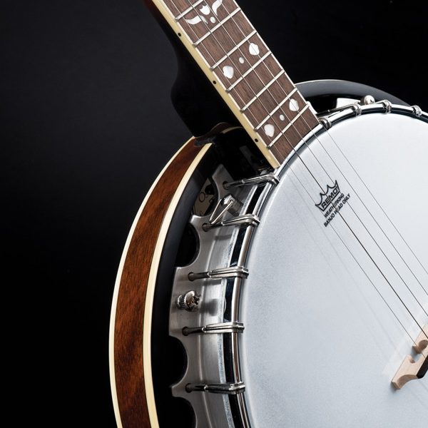 closeup of Oscar Schmidt banjo