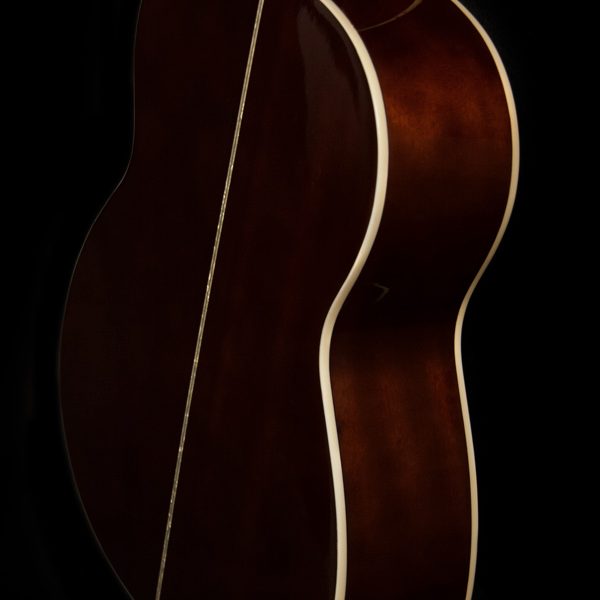 back of Oscar Schmidt acoustic guitar