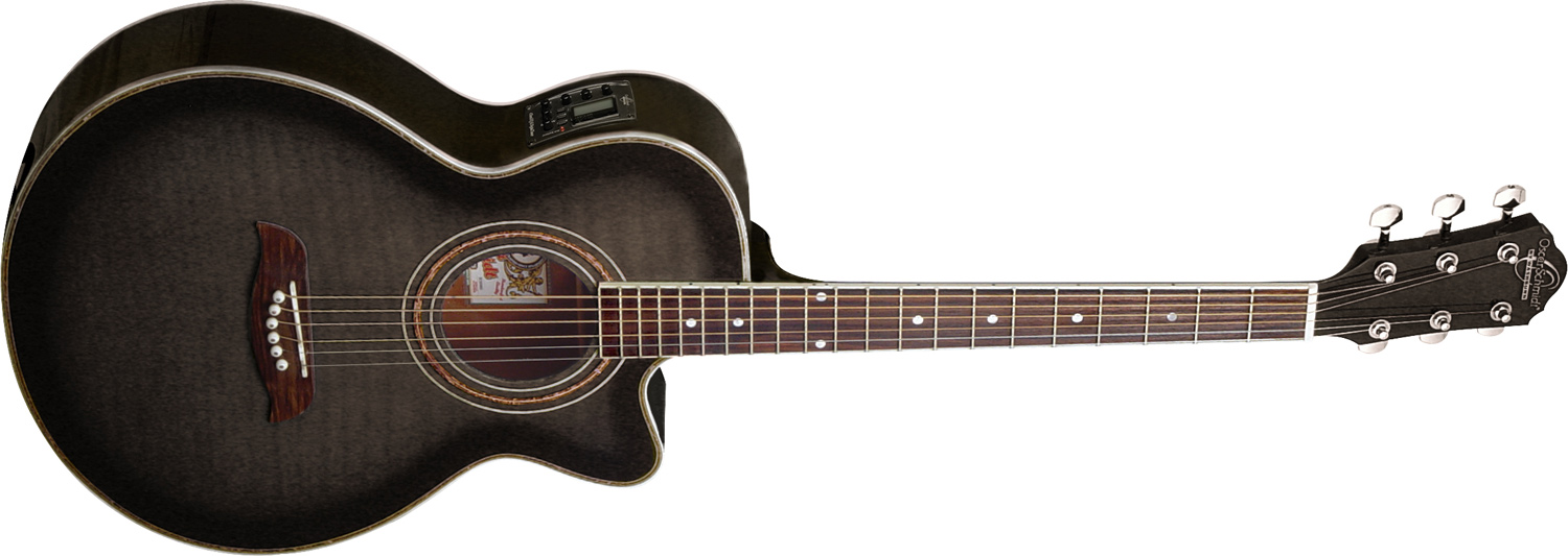 Grey sales acoustic guitar