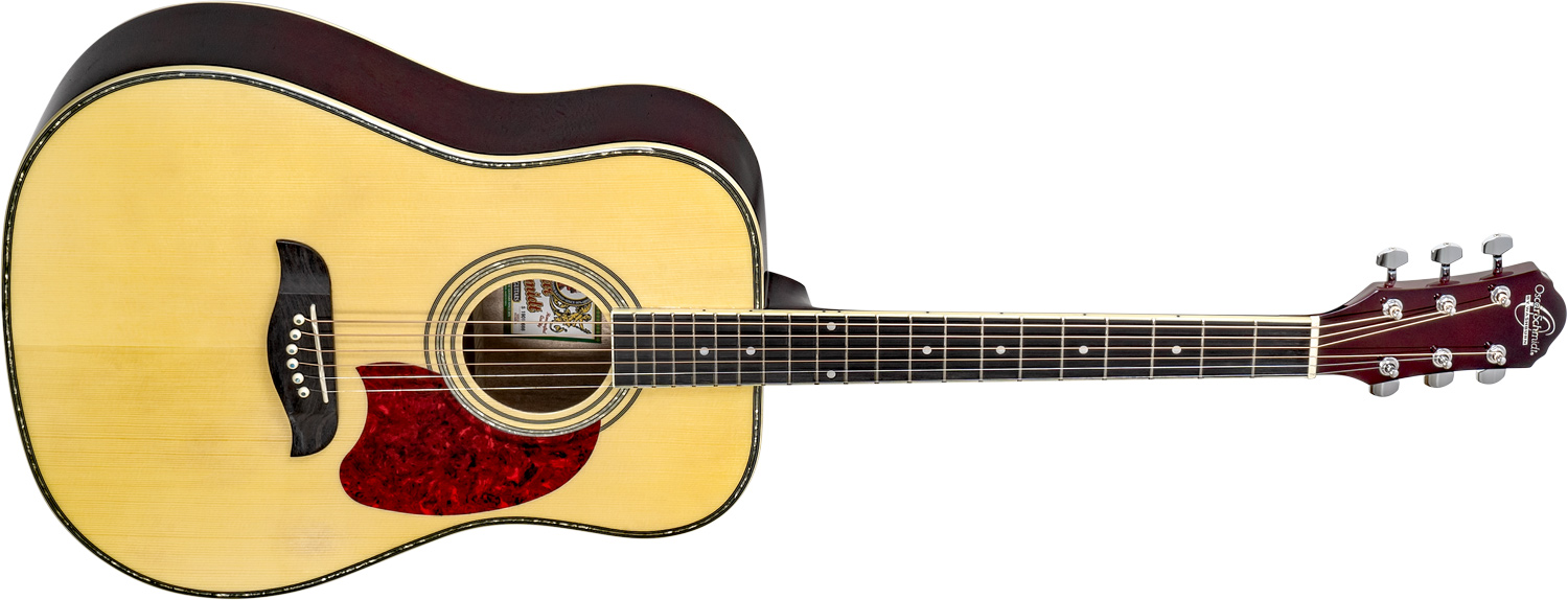 front view of OG2N acoustic guitar