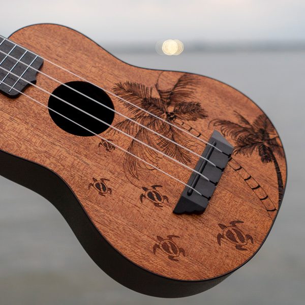 Oscar Schmidt ukulele with turtle design